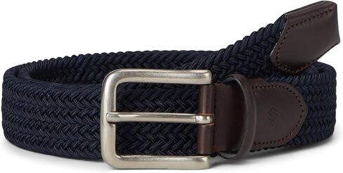Johnston & Murphy Men's Woven Stretch-Knit Belt in Saudi Arabia