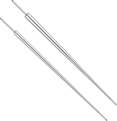 MILACOLATO G23 Titanium Piercing Taper Insertion Pins 14G 16G 18G Taper Piercing Kits for Ear/Nose/Navel/Nipple/Lip/Eyebrow/Tongue/Tragus Helix Stretcher Body Piercing Stretching Kit Assistant Tools in Saudi Arabia