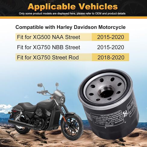 175 فلتر الزيت 62700045 FIT FOR HARLEY DAVIDSON Street XG500 XG750 2015 2015 2017 2018 2019 2020 XG750 Street Rod 2018 2019 in Saudi Arabia