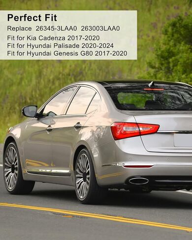 حشية مرشح زيت المحرك استبدال 26345-3LAA0 ، مجموعة مرشح الزيت مناسبة ل Kia Sorento 3.3L Hyundai Genesis Palisade 3.8L 2018-2020 ، 2pack in Kuwait