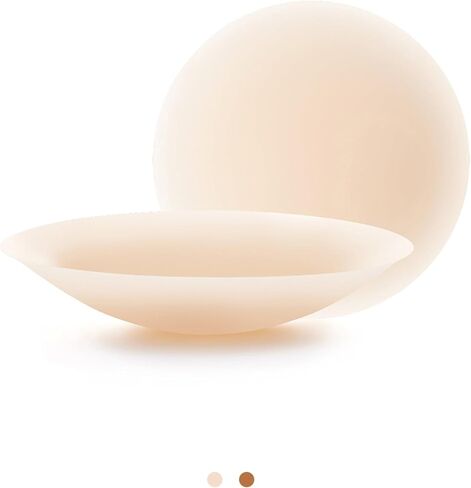 Ultra-Thin Nipple Covers for Women No Show Nipple Cover Reusable Sticky Adhesive Silicone Nipple Pasties in Saudi Arabia