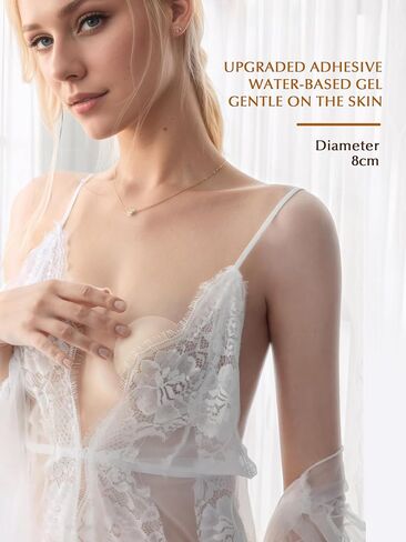 Ultra-Thin Nipple Covers for Women No Show Nipple Cover Reusable Sticky Adhesive Silicone Nipple Pasties in Saudi Arabia