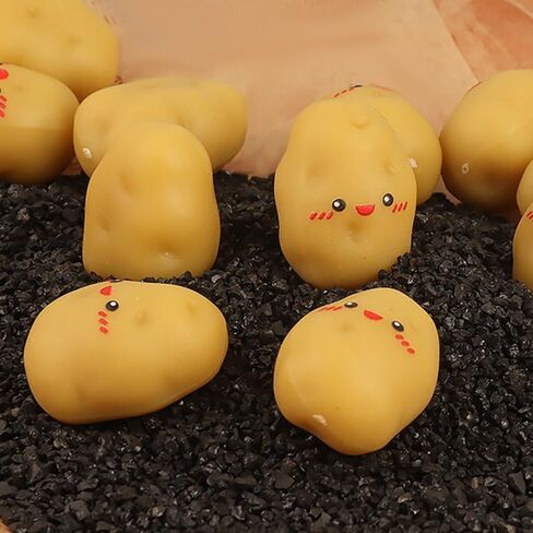 30pcs ألعاب البطاطا الملهمة ، والبطاطا الراتنجات الصغيرة ، التذاكر العاطفية الإيجابية لخريجي 2025 ، الخضار الاصطناعية للحرف in Kuwait