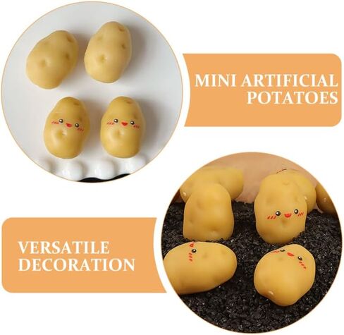 30pcs ألعاب البطاطا الملهمة ، والبطاطا الراتنجات الصغيرة ، التذاكر العاطفية الإيجابية لخريجي 2025 ، الخضار الاصطناعية للحرف in Kuwait
