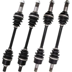 NICHE Complete Front and Rear CV Axle Driveshaft Assembly Kit for 2007-2008 Yamaha Grizzly 700