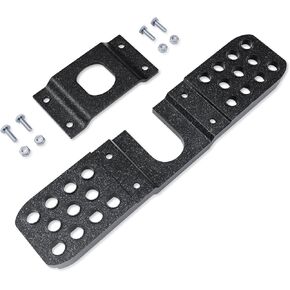 خطوة سحب السحب لأجهزة استقبال 2 بوصة ، ومرب عقبة ، وسيارة شاحنة سيارات سيارات سيارات Hitch الخطوة ، واقي واقي الوفير الخلفي Cast Aluminium Trailer Step ، الأسود ، 1 حزمة