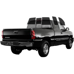 Precut Window Tint Film for Chevy Silverado 1500 Extended 1999-2006 - Front Two Door Windows, Sun Blocking Protection, Privacy, Anti Shatter Glass, 2 Ply, Computer Cut, Any Tint Shade