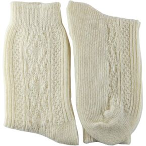 YUN Women's Natural Pure 100% Wool Traditional Warm Boot Winter Socks