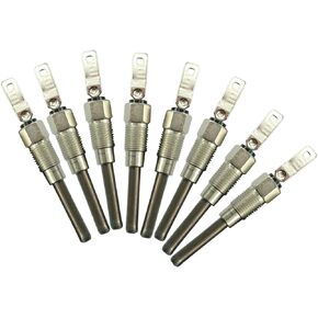 Applianpar Glow Plugs لـ Chevry GMC Astro Blazer C1500 C2500 C3500 Express K1500 K2500 K3500 Silverado Silverado Suburban Tahoe Jimmy Sierra 1500 2500 3500 Yukon 6.2 6.5 Diesel