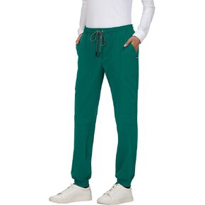 Koi EST 2006 Next Generation Women's "Good Vibe" Drawstring/Elastic Waist Jogger Scrub Pant-Navy-Medium Petite in Kuwait