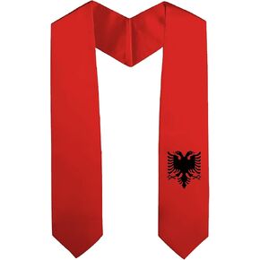 National Flag Graduation Sash Stole Scraf for Global International Study Abroad Adult Unisex