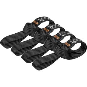 LODD - 4 Soft Loops for Tie-Down Straps, 1.5 inches Wide, 13.8 inches Long, for Transporting Motorcycles, ATVs, Boats on Trailers - 7700 lbs Load Capacity