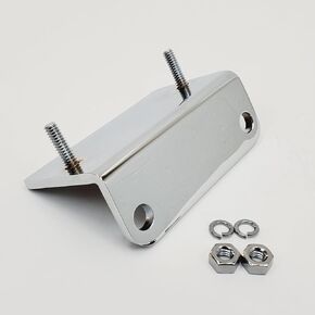 Chrome Plated .2" Thick Heavy Duty Steel Regulator Rectifier Mount for 1936-1984 Harley FX/FL Solid-Mounted Big Twin Knucklehead, Panhead & Shovelhead Models & 1984-1999 Softail EVO/Evolution Models