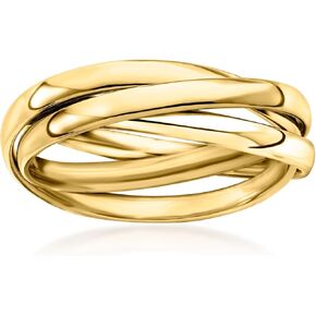 Ross-Simons Italian 14kt Yellow Gold Rolling Ring