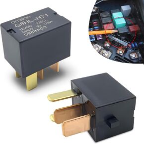 2 PCS AC Relay ، أربعة دبابيس توصيل متعدد الاستخدامات ، AC بدء تشغيل الترحيل OEM 39794-SDA-A03 39794-SDA-A05 ، متوافق مع اتفاق أوديسي CRV Civic Fit (أسود)