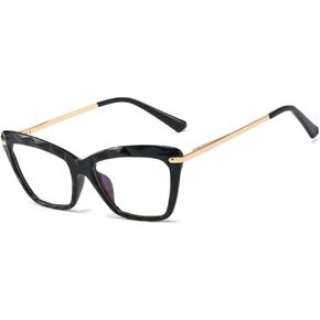 Square Eyewear Frames for Women, Stylish Retro Eyeglasses Frame, Anti-fatigue Blue Light Blocking Glasses in Kuwait