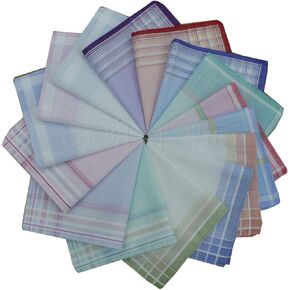 النساء الملون الملون منديل منديل القطن hanky