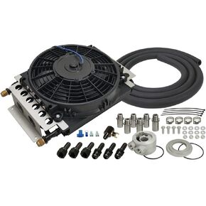 Derale 15500 Electra-Cool Remote Cooler , Black