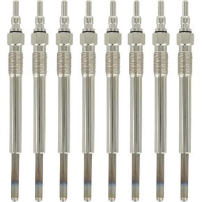 8x ZD-11 F4TZ-12A342-BA Glow Pluge متوافق مع Ford 1995-2003 E350 E450 F250 HD F350 F450 F550 Econoline Club Wagon Super Duty Recursion 7.3L Powerstrok MC3Z12A342F for Motorcraft ZD11