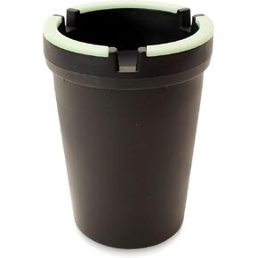 Glow in the Dark Car Ashtray with Lid – Portable, Smoke-Free Design – Durable Plastic, Fits Most Cup Holders – Easy Clean – Perfect for Cars, Trucks, SUVs