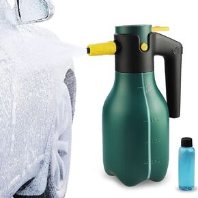 Electric Foam Sprayer - Battery Foam Sprayer for Car Washing Electric Pressure Washer Foam Cannon, Electric Soap Foamer Car Washer Foam Dispensers 2.0L for Car Trunk Seden SUV Motor
