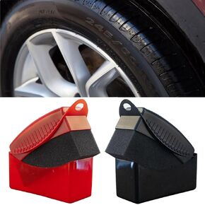 2pcs upderator fray fray for updorator ، fad fad fad sponge shine ، فرشاة قابلة لإعادة الاستخدام مع إطارات ، مع مربع مستطيل مريح تفصيل فرشاة إطارات سيارة نظافة العجلة ، مجموعة تفاصيل السيارة