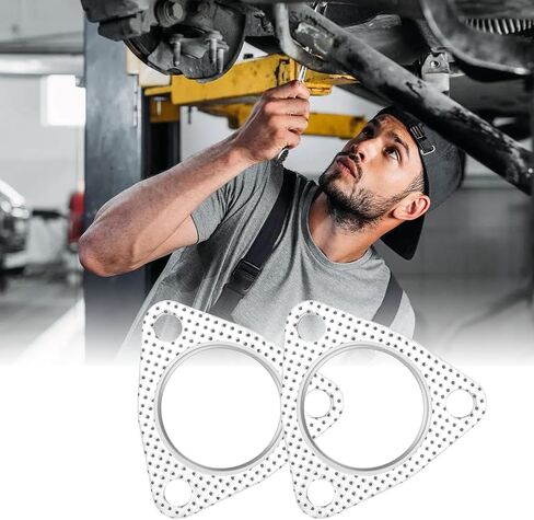 حشية 2pcs العادم ، حشية شفة العادم 2 "3 بوليت ، حشوات محول/محول محول متعدد الوظائف (2 بوصة) in Kuwait