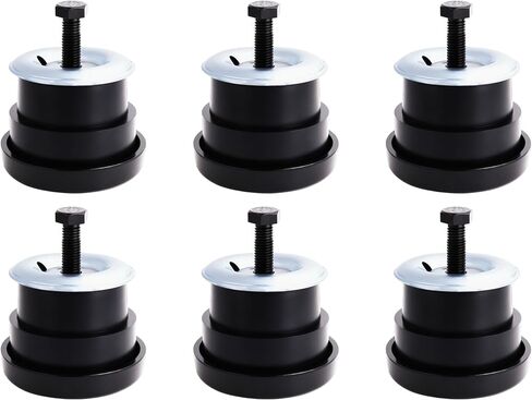6PCS 924-180 924-181 Body Cab Mount Bushing Kit Compatible with 1994-2004 Chevy S10 Pickup Chevrolet GMC Sonoma Upper & Lower Bushings Retainer Bolt Rubber Shock Absorber Position 1 2 or 3 in Saudi Arabia