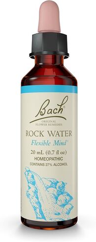 Bach Original Flower Remedies, Rock Water - Flexible Mind - Natural Homeopathic Flower Essence for Emotional Balance - Vegan, Gluten Free, Sugar Free - 20mL Dropper in Saudi Arabia