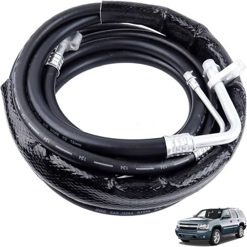 مجموعة خط Muco الخلفية AC مجموعة YSH34913 خط بديل خط تكييف الهواء ل Chevy Tahoe GMC Yukon Cadillac Escalade 2015 2016 2017 2018 2019 in Saudi Arabia