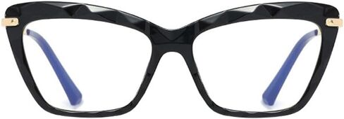 Square Eyewear Frames for Women, Stylish Retro Eyeglasses Frame, Anti-fatigue Blue Light Blocking Glasses in Kuwait