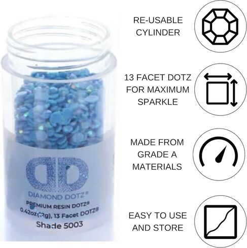DIAMOND DOTZ ® - Diamond Dotz 2.8MM 12G DOTZ Cylinder - Aegean Blue AB Diamond, Freestyle Diamond Painting Beads, Diamond Art Beads, Diamond Painting Diamond, Diamond Beads in Saudi Arabia
