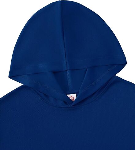 Facitisu Men Long Sleeve Tee Shirts with Hooded 5 Pack Athletic Pullover Dry Fit Sweatshirts Gym Hoodies in Saudi Arabia