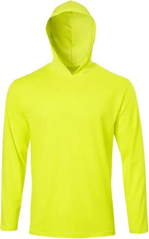 Facitisu Men Long Sleeve Tee Shirts with Hooded 5 Pack Athletic Pullover Dry Fit Sweatshirts Gym Hoodies in Saudi Arabia