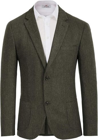 PJ Paul Paul Jones Men's Herringbone Tweed Blazer British Wool Blend Sport Coat Scoal in Saudi Arabia