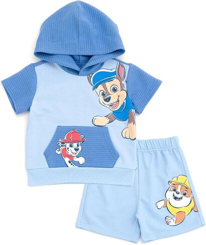 Paw Patrol Pullover Hoodie and French Terry Shorts Newborn to Little Kid Sizes (Newborn - 5) in Saudi Arabia
