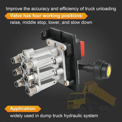 Hydraulic Flow Control Valves with PTO Switch For Dump Truck Tipper Hydraulic System Slow Down Function Air Operated in Saudi Arabia