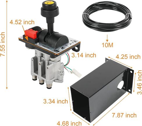 Hydraulic Flow Control Valves with PTO Switch For Dump Truck Tipper Hydraulic System Slow Down Function Air Operated in Saudi Arabia