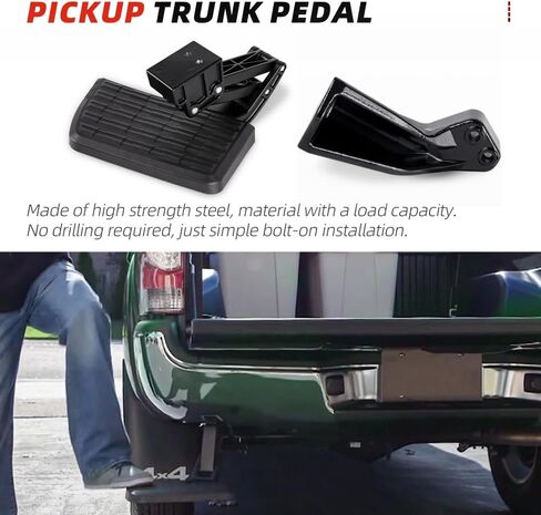 Rear Bed Step Retractable Bed Step Bumper Step for 2012-2023 Toyota Tacoma Accessories,Replaces PT392-35100(2012-2023 Tacoma) in Saudi Arabia