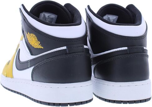 Jordan Big Kid's 1 Mid White/Green Glow-Black (DQ8423 103) in Saudi Arabia