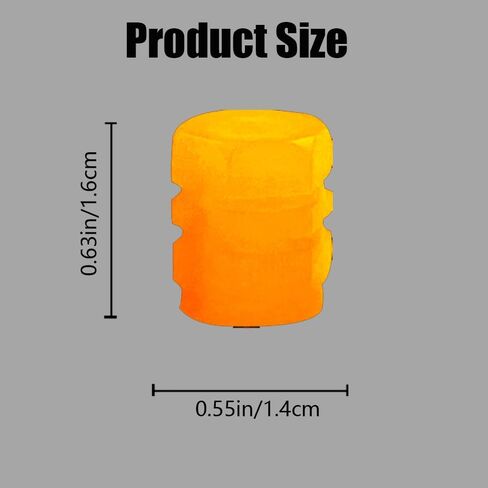 Tire air caps, Glowing tire Valve caps, Universal tire caps for Cars Trucks Motorcycles SUVs and Bikes Glow in The Dark Valve stem caps (5 Color-20PCS) in Saudi Arabia