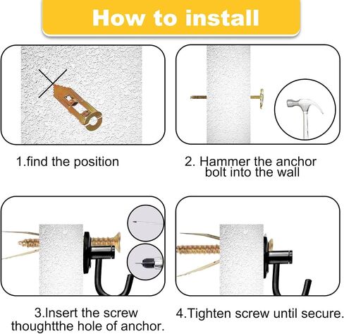160 PCS Drywall Self-Drilling Anchors with Screws Kit,Self Drilling Drywall Anchors are Easy to Install, Eliminating The Need for Drilling or Punching Holes in The Wall. in Saudi Arabia
