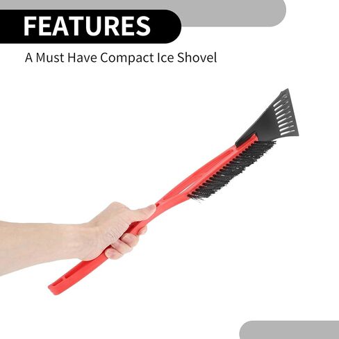 1pc 53cm فرشاة مكشفية للسيارة Universal مع مكنسة - مزيل Suv Snow Frost لشاحنة السيارة RV Windscreen Window anti - Nylon Blue in Saudi Arabia