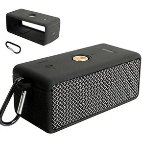 Silicone Protective Case Compatible with Marshall EMBERTON Speaker Portable Cover Speaker Case(Black)
