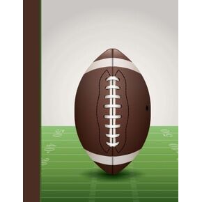 Composition Notebook: Football College Ruled Lined Pages Book (7.44 x 9.69) in Kuwait