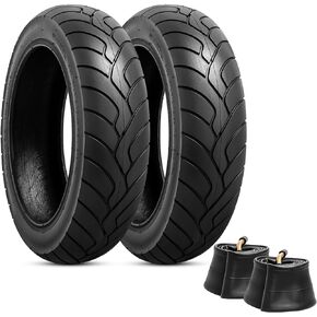 12.5x3.0 Replacement Tire and Inner Tubes, 12 1/2 x 3.0 Scooter Tire with Thick WEAR-Resistant Design, 12-1/2"x3.0" Fit for Currie & Schwinn Scooters