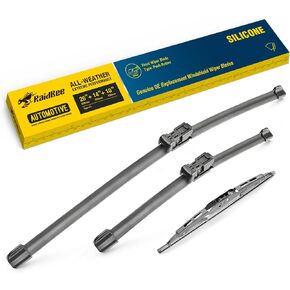 Silicone Wiper Blade,3 Set Silicone Quiet Windshield Wiper blades Automotive Replacement for 2015-2021 Chevrolet Chevy trax Front & Rear Windshield Wiper Hook 26"+14"+10-1