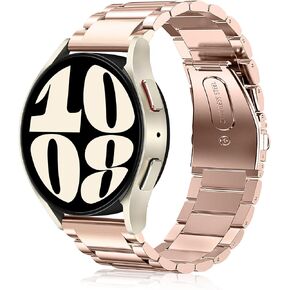 Fintie Band Compatible with Samsung Galaxy Watch 7/6/5/4 40mm 44mm, FE 40mm, 6/4 Classic 47mm 43mm/42mm 46mm, 5 Pro 45mm, Stainless Steel Metal Bands Replacement Bracelet Strap in Kuwait