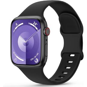 OYODSS Sport Silicone Band Compatible with Apple Watch Bands 40mm 38mm 41mm 44mm 45mm 49mm 42mm Women Men, Soft Strap Replacement Waterproof Wristband for iWatch Serie 9 Ultra 8 7 SE 6 5 4 3 2 White
