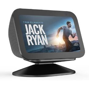 SOKUSIN Stand for Echo Show 5 (3rd Gen) - Adjustable Tilt Smart Speaker Stand Table Mount Holder, Magnetic Anti-Slip Base Compatible with iPhone 12,14 & Echo Show 5 3rd Generation (Black) in Kuwait